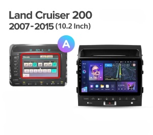 Navigatie Auto Teyes CC3 2K Toyota Land Cruiser 11 J200 2007-2015 4+32GB 10.36" QLED Octa-core 2Ghz, Android 4G Bluetooth 5.1 DSP - Img 8