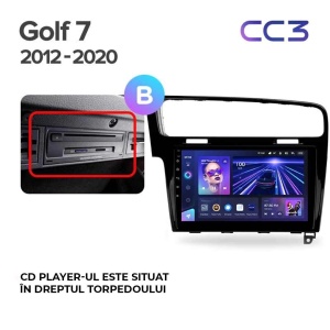 Navigatie Auto Teyes CC3 2K Volkswagen Golf 7 2012-2020 4+64GB 10.36" QLED Octa-core 2Ghz, Android 4G Bluetooth 5.1 DSP - Img 10