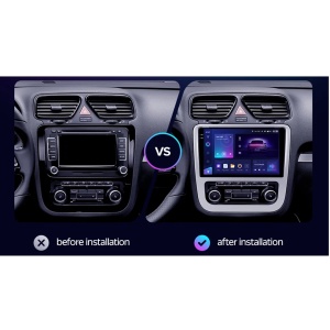 Navigatie Auto Teyes CC3 2K Volkswagen Scirocco 2008-2017 4+64GB 9.5" QLED Octa-core 2Ghz, Android 4G Bluetooth 5.1 DSP - Img 3