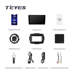 Navigatie Auto Teyes CC3 360° Jeep Renegade 2014-2018 6+128GB 9" QLED Octa-core 1.8Ghz, Android 4G Bluetooth 5.1 DSP - Img 8
