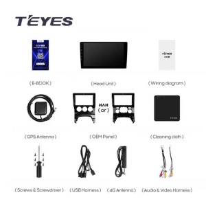 Navigatie Auto Teyes CC3 360° Peugeot 3008 2009-2016 6+128GB 9" QLED Octa-core 1.8Ghz, Android 4G Bluetooth 5.1 DSP - Img 10