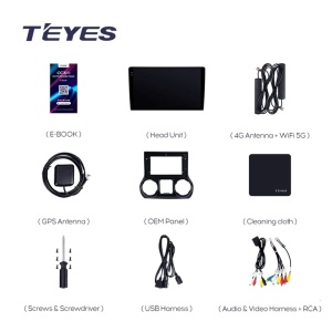 Navigatie Auto Teyes CC3 Jeep Wrangler 3 2010-2018 4+64GB 10.2" QLED Octa-core 1.8Ghz, Android 4G Bluetooth 5.1 DSP - Img 10
