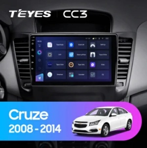 Navigatie Auto Teyes CC3L Chevrolet Cruze J300 2008-2016 4+64GB 9" IPS Octa-core 1.6Ghz Android 4G Bluetooth 5.1 DSP - Img 2