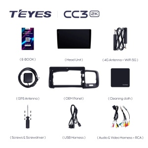 Navigatie Auto Teyes CC3L Volvo S60 2011-2018 4+64GB 9" IPS Octa-core 1.6Ghz, Android 4G Bluetooth 5.1 DSP - Img 7