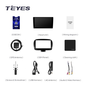 Navigatie Auto Teyes CC4 Fiat 500X 2014-2018 6+128GB 9.5" QLED Octa-core 2.7Ghz, Android 4G Bluetooth 5.1 DSP - Img 4