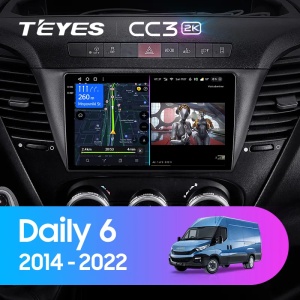 Navigatie Auto Teyes CC4 Iveco Daily 6 2014-2022 6+128GB 9.5" QLED Octa-core 2.7Ghz, Android 4G Bluetooth 5.1 DSP - Img 2
