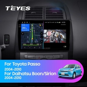 Navigatie Auto Teyes CC4 Toyota Passo XC10 2004-2010 6+64GB 10.36" QLED Octa-core 2.7Ghz, Android 4G Bluetooth 5.1 DSP - Img 2