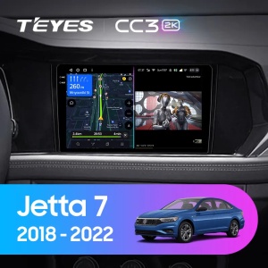 Navigatie Auto Teyes CC4L Volkswagen Jetta 7 2018-2022 6+64GB 9" QLED Qualcomm 2Ghz, Android 4G Bluetooth 5.1 DSP - Img 2