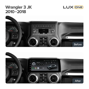 Navigatie Auto Teyes Lux One 360° Jeep Wrangler 3 2010-2018 6+128GB 12.3" IPS Octa-core 2Ghz, Android 4G Bluetooth 5.1 DSP - Img 3