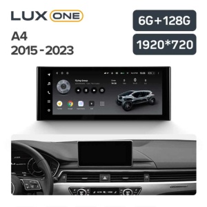 Navigatie Auto Teyes Lux One Audi A4 B9 2016-2023 6+128GB 12.3" IPS Octa-Core 2.0 GHz Android 4G DSP Bluetooth 5.1 - Img 2