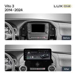 Navigatie Auto Teyes Lux One Mercedes-Benz Vito 3 2014-2023 4+32GB 12.3" IPS Octa-core 2Ghz, Android 4G Bluetooth 5.1 DSP - Img 2