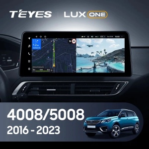 Navigatie Auto Teyes Lux One Peugeot 5008 2017-2023 4+32GB 12.3" IPS Octa-core 2Ghz, Android 4G Bluetooth 5.1 DSP - Img 2