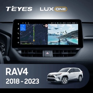 Navigatie Auto Teyes Lux One Toyota RAV4 XA50 2019-2023 4+32GB 12.3" IPS Octa-core 2Ghz, Android 4G Bluetooth 5.1 DSP - Img 2