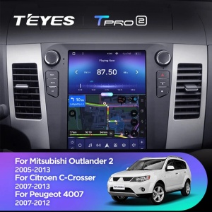 Navigatie Auto Teyes Tip Tesla TPRO 2 Mitsubishi Outlander 2 2007-2013 3+32GB 9.7" QLED Octa-core 1.8Ghz, Android 4G Bluetooth 5.1 DSP - Img 3