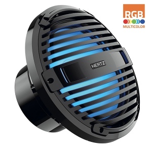 Subwoofer marine Hertz HMS 10 B4-LD-C/W, Negru, Alb, 250mm, 250W RMS, 4Ω - Img 3