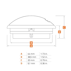 Tweetere Auto Hertz Cento C 26, set componente, 44 mm, 120W, 4Ω, 2 tweetere - Img 6