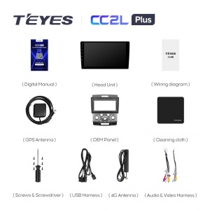 Navigatie Auto Teyes CC2 Plus Split Ford Ranger 2 2006-2011 2+32GB 9" QLED Octa-core 1.8Ghz, Android 4G Bluetooth 5.1 DSP - Img 7