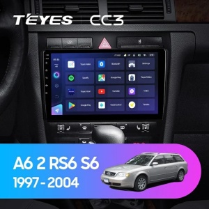 Navigatie Auto Teyes CC3 2K 360° Audi A6 C5 1997-2004 6+128GB 9.5" QLED Octa-core 2Ghz, Android 4G Bluetooth 5.1 DSP - Img 2
