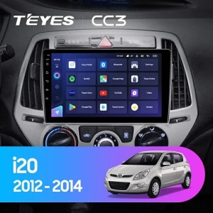 Navigatie Auto Teyes CC3 2K 360° Hyundai i20 2012-2014 6+128GB 9.5" QLED Octa-core 2Ghz, Android 4G Bluetooth 5.1 DSP - Img 2