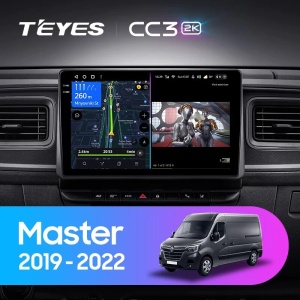 Navigatie Auto Teyes CC3 2K 360° Renault Master 2019-2022 6+128GB 10.36" QLED Octa-core 2Ghz, Android 4G Bluetooth 5.1 DSP - Img 2