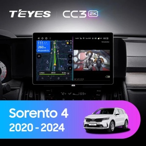 Navigatie Auto Teyes CC3 2K Kia Sorento 2020-2023 4+32GB 13" QLED Octa-core 2Ghz, Android 4G Bluetooth 5.1 DSP - Img 2