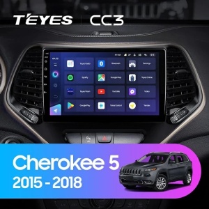 Navigatie Auto Teyes CC3 360° Jeep Cherokee 5 2015-2018 6+128GB 10.2" QLED Octa-core 1.8Ghz, Android 4G Bluetooth 5.1 DSP - Img 2