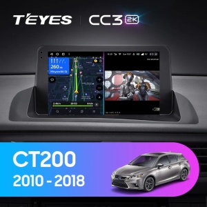 Navigatie Auto Teyes CC3 360° Lexus CT200H 2010-2018 6+128GB 9" QLED Octa-core 1.8Ghz, Android 4G Bluetooth 5.1 DSP - Img 2
