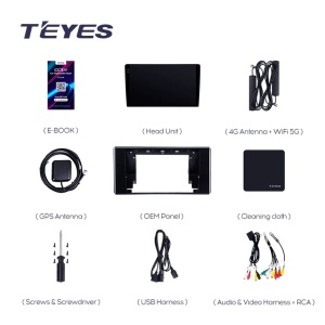 Navigatie Auto Teyes CC3 360° Toyota Land Cruiser 12 J300 2021-2023 6+128GB 9" QLED Octa-core 1.8Ghz, Android 4G Bluetooth 5.1 DSP - Img 6