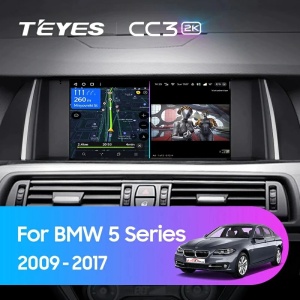 Navigatie Auto Teyes CC3 BMW Seria 5 F10 2010-2016 4+64GB 9" QLED Octa-core 1.8Ghz Android 4G Bluetooth 5.1 DSP - Img 2