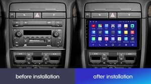 Navigatie Auto Teyes CC3 Split Audi A4 B6 2000-2006 4+32GB 9" QLED Octa-core 1.8Ghz, Android 4G Bluetooth 5.1 DSP - Img 3