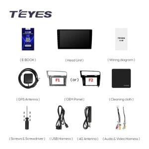 Navigatie Auto Teyes CC3 Volkswagen Golf 5 2005-2010 4+32GB 10.2" QLED Octa-core 1.8Ghz Android 4G Bluetooth 5.1 DSP - Img 11