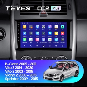 Navigatie Auto Teyes CC3L Mercedes-Benz Vito 2 2003-2015 4+64GB 9" IPS Octa-core 1.6Ghz, Android 4G Bluetooth 5.1 DSP - Img 2