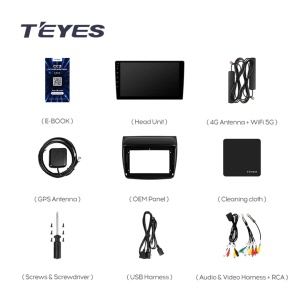 Navigatie Auto Teyes CC3L Mitsubishi Pajero Sport 2 2008-2016 4+64GB 9" IPS Octa-core 1.6Ghz, Android 4G Bluetooth 5.1 DSP - Img 5