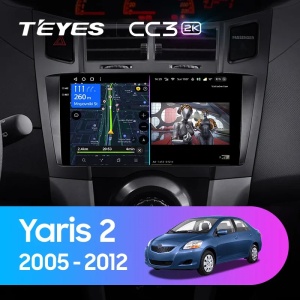Navigatie Auto Teyes CC3L Toyota Yaris 2005-2012 4+32GB 9" IPS Octa-core 1.6Ghz, Android 4G Bluetooth 5.1 DSP - Img 2