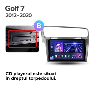 Navigatie Auto Teyes CC3L Volkswagen Golf 7 2012-2020 4+64GB 10.2" IPS Octa-core 1.6Ghz, Android 4G Bluetooth 5.1 DSP - Img 8