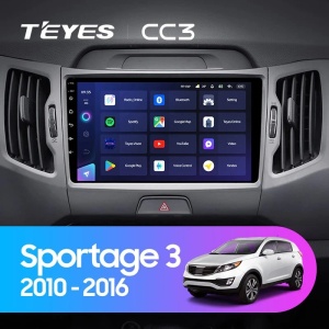 Navigatie Auto Teyes CC4 Kia Sportage 3 2010-2016 6+64GB 9.5" QLED Octa-core 2.7Ghz, Android 4G Bluetooth 5.1 DSP