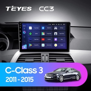 Navigatie Auto Teyes CC4 Mercedes-Benz C Class W204 2008-2011 6+64GB 9.5" QLED Octa-core 2.7Ghz, Android 4G Bluetooth 5.1 DSP - Img 2