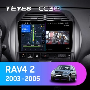 Navigatie Auto Teyes CC4 Toyota RAV4 2 XA20 2003-2005 6+64GB 9.5" QLED Octa-core 2.7Ghz, Android 4G Bluetooth 5.1 DSP - Img 2