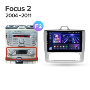 Navigatie Auto Teyes CC4L Ford Focus 2 2005-2010 6+64GB 9" QLED Qualcomm 2Ghz, Android 4G Bluetooth 5.1 DSP - Img 4