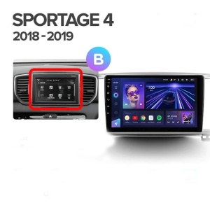 Navigatie Auto Teyes CC4L Kia Sportage 4 2018-2020 6+64GB 9" QLED Qualcomm 2Ghz, Android 4G Bluetooth 5.1 DSP - Img 2