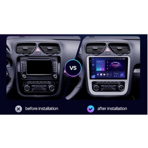 Navigatie Auto Teyes CC4L Volkswagen Scirocco 2008-2017 6+64GB 9" QLED Qualcomm 2Ghz, Android 4G Bluetooth 5.1 DSP - Img 2