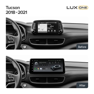 Navigatie Auto Teyes Lux One 360° Hyundai Tucson 3 2018-2020 6+128GB 12.3" IPS Octa-core 2Ghz, Android 4G Bluetooth 5.1 DSP - Img 3