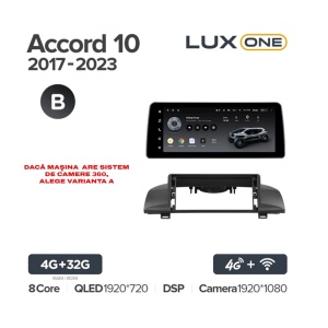 Navigatie Auto Teyes Lux One Honda Accord 10 2018-2022 4+32GB 12.3" IPS Octa-core 2Ghz, Android 4G Bluetooth 5.1 DSP - Img 7