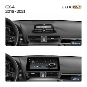 Navigatie Auto Teyes Lux One Mazda CX-4 2016-2020 4+32GB 12.3" IPS Octa-core 2Ghz, Android 4G Bluetooth 5.1 DSP - Img 3