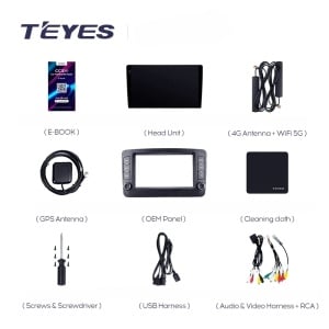 Navigatie Auto Teyes SPRO Plus Mercedes-Benz CL C216 2006-2014 3+32GB 7" QLED Octa-core 1.8Ghz, Android 4G Bluetooth 5.1 DSP - Img 4