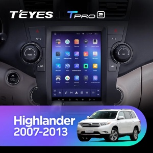 Navigatie Auto Teyes Tip Tesla TPRO 2 Toyota Highlander 2 2007-2013 4+64GB 9.7" QLED Octa-core 1.8Ghz, Android 4G Bluetooth 5.1 DSP - Img 2