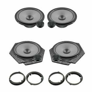 Pachet difuzoare auto Hertz Uno dedicat Mitsubishi L200 2006-2015, RMS 75W