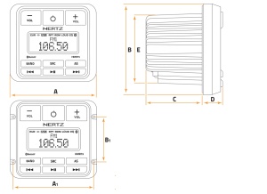 Player digital Marine Hertz HMR 15 - Img 3