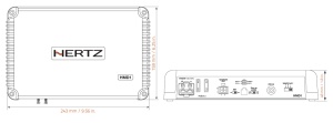 Amplificator HERTZ Marine HMD 1, Monobloc, 800 W - Img 3
