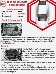 Insonorizant auto Premium STP Aero Flex 6mm, 375x500mm, Foaie - Img 2